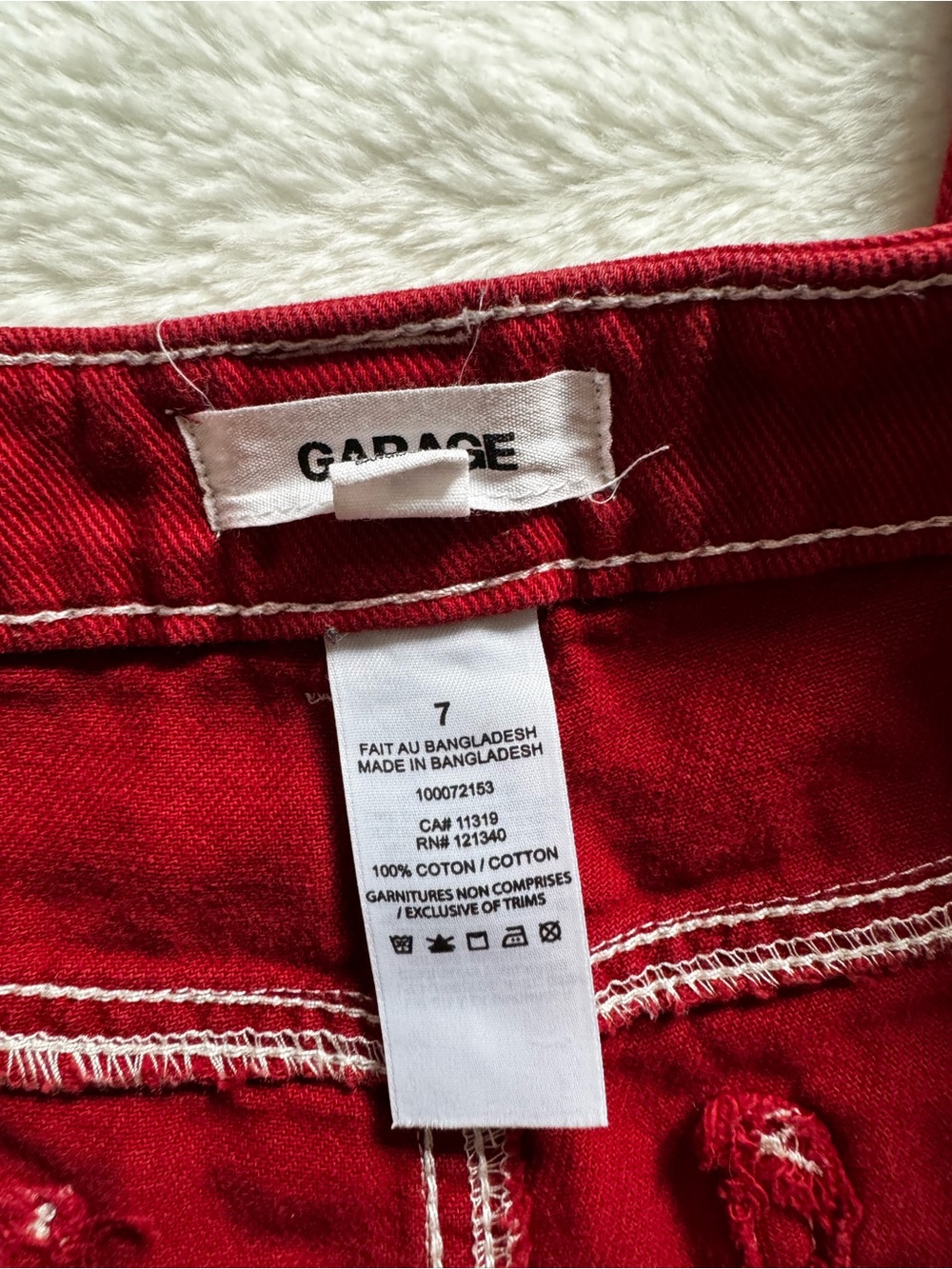 GARAGE | Dani Carpenter Pants In Crimson red - Picture 8 of 11